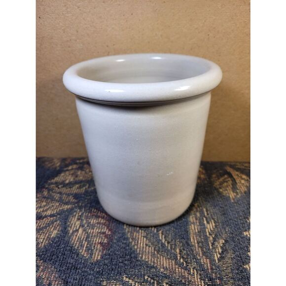 Vintage Shaker & Thangs Floral Pottery Crock- Marshall, TX - Picture 2 of 6